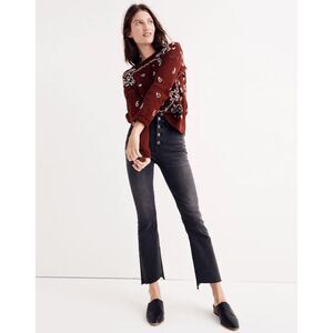 Madewell Cali Demi-Boot Button Fly Jeans